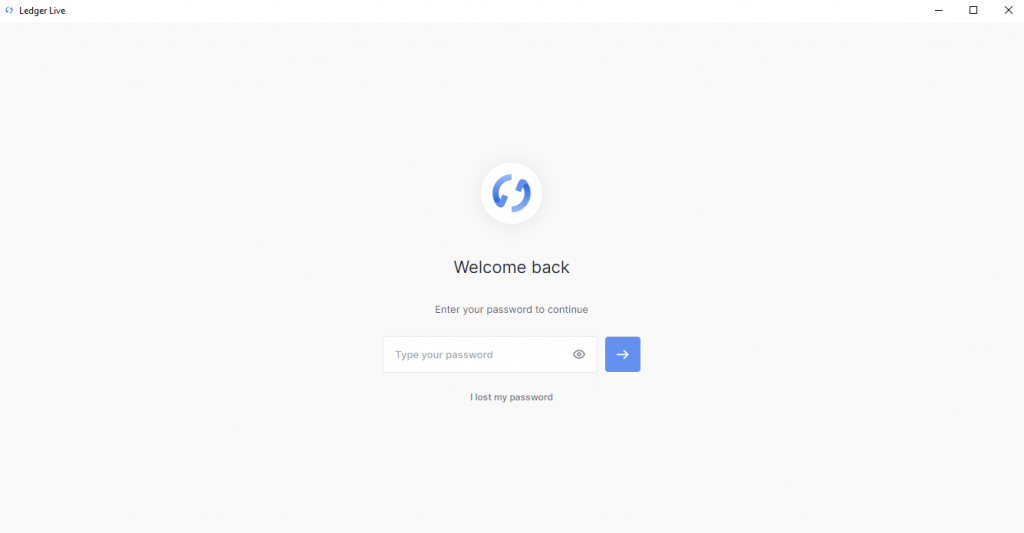 wallet Ledger Live, acceso